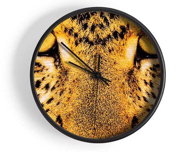 Leopard Face Clock - Wallart-Direct UK