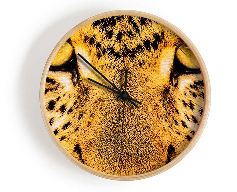 Leopard Face Clock - Wallart-Direct UK