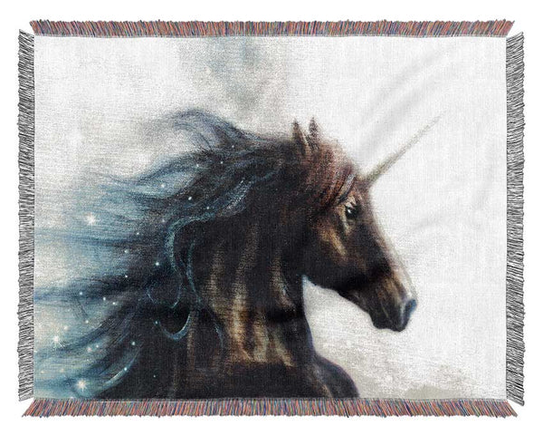 Stunning Unicorn Beauty Woven Blanket