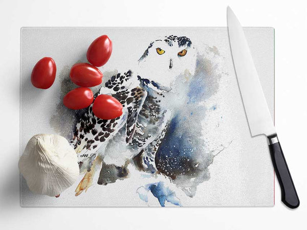 Night Owl Glass Chopping Board