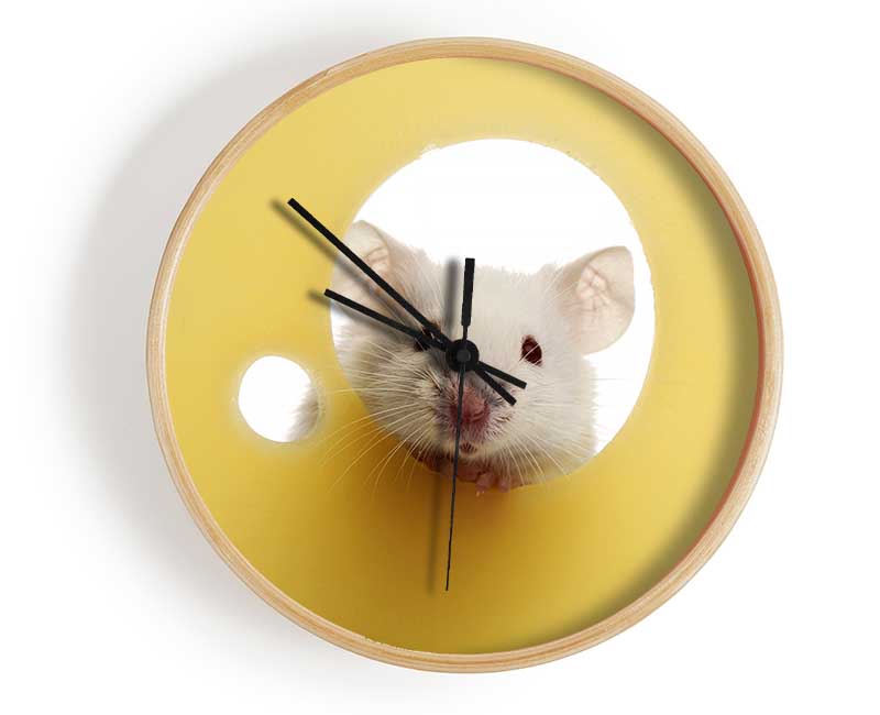 Cheesy Mouse Clock - Wallart-Direct UK