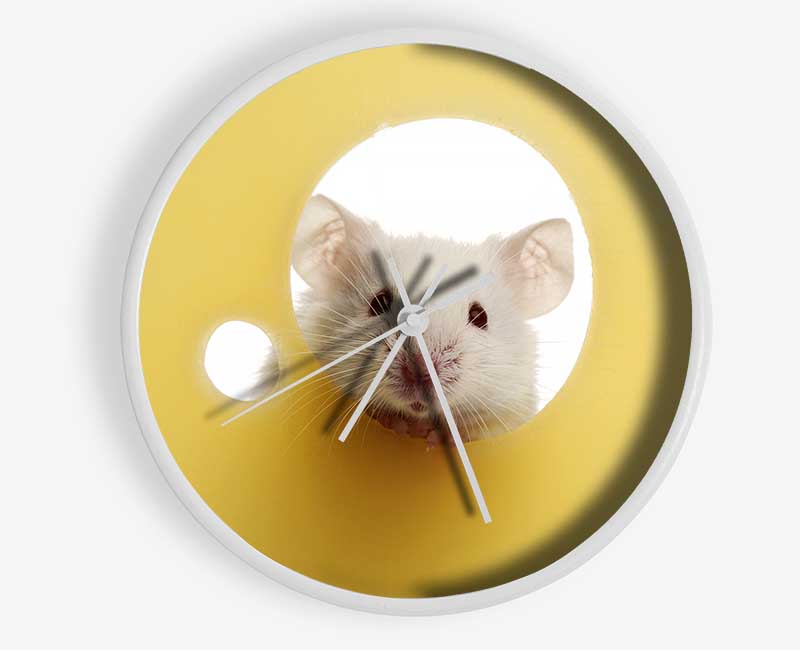 Cheesy Mouse Clock - Wallart-Direct UK