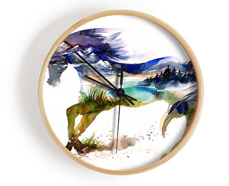 Horse Dreams Clock - Wallart-Direct UK