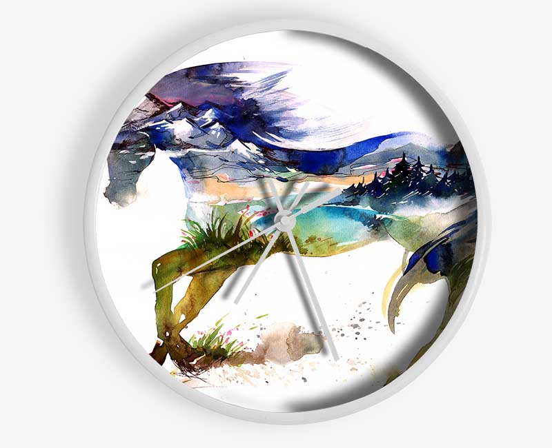 Horse Dreams Clock - Wallart-Direct UK