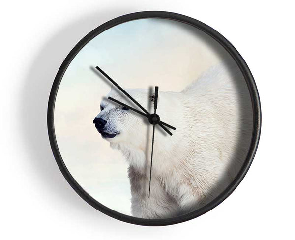 Polar Bear Wonder Clock - Wallart-Direct UK