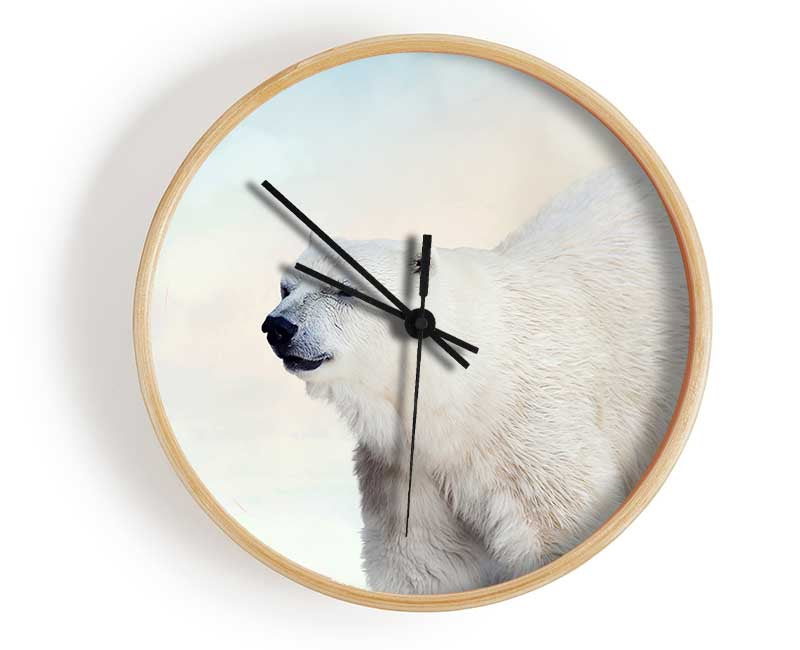 Polar Bear Wonder Clock - Wallart-Direct UK