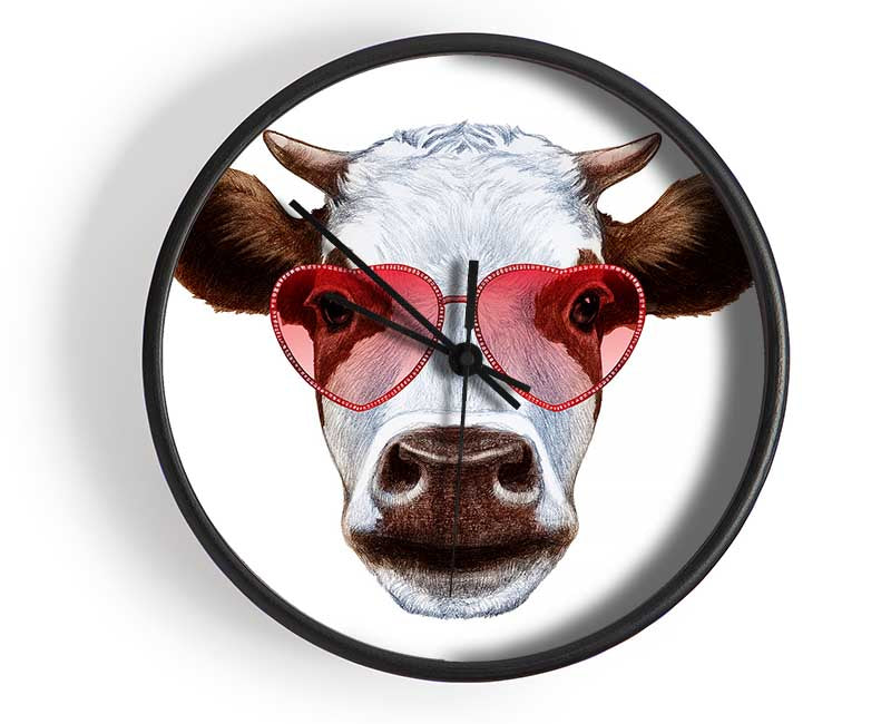 Love Cows Clock - Wallart-Direct UK