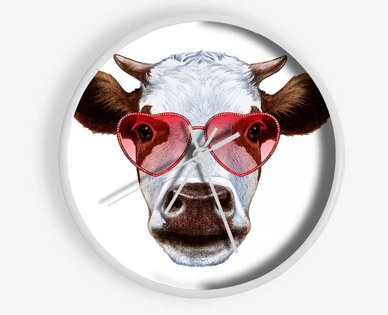 Love Cows Clock - Wallart-Direct UK