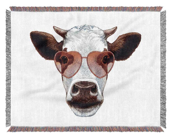 Love Cows Woven Blanket