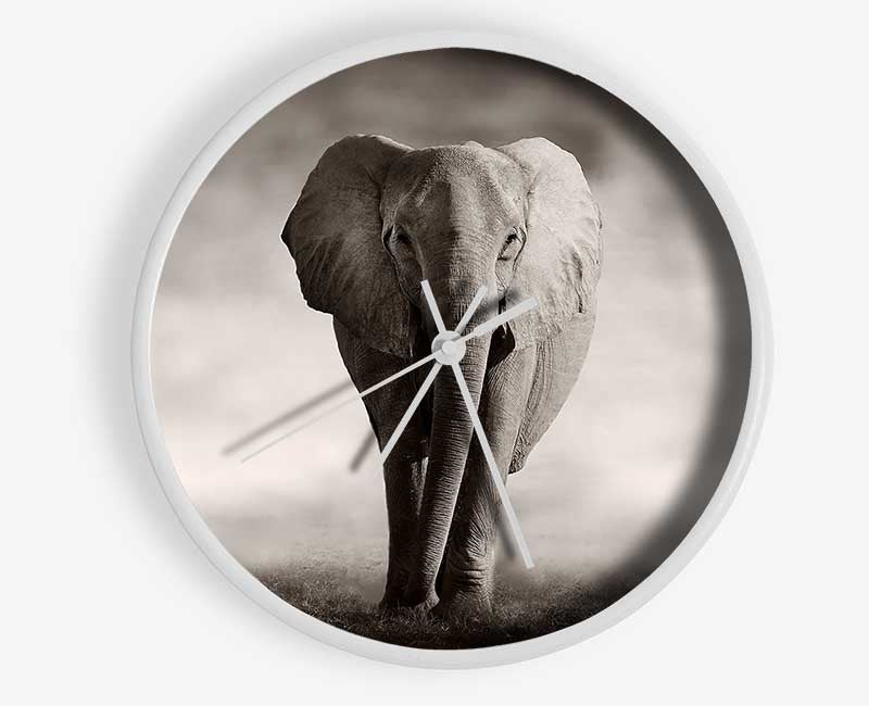 Lonesome Elephant Clock - Wallart-Direct UK