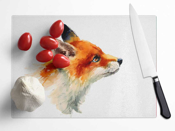 Fox Love Glass Chopping Board