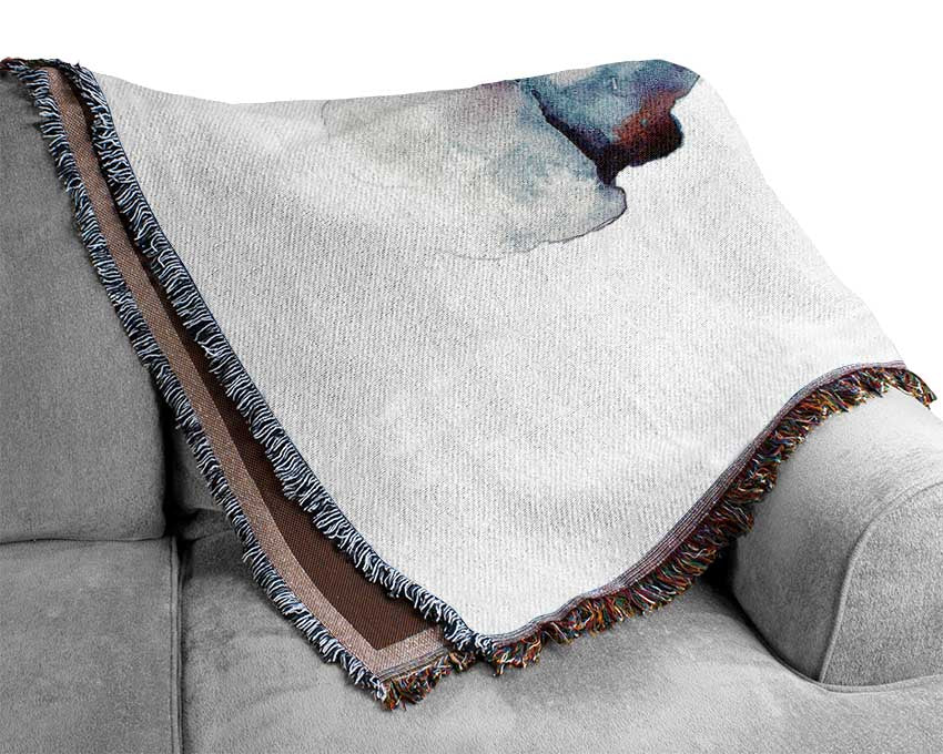 Elephant Trunk love Woven Blanket