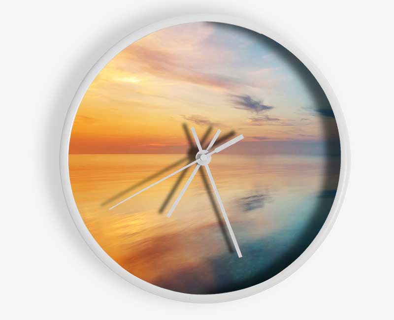 Reflections Of Beauty Clock - Wallart-Direct UK