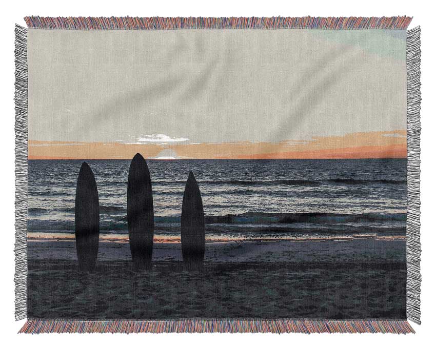 Surfs Up 1 Woven Blanket