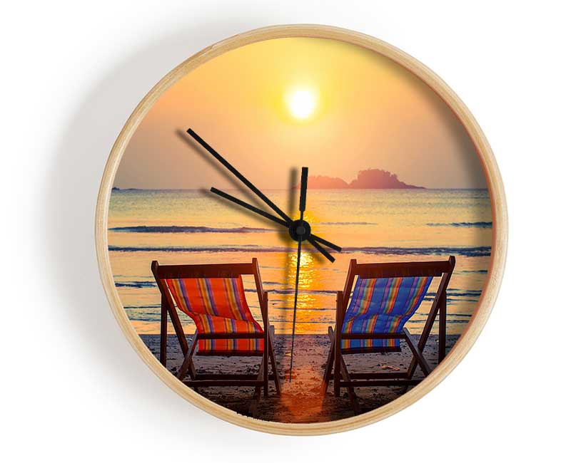 Lovers Paradise Clock - Wallart-Direct UK