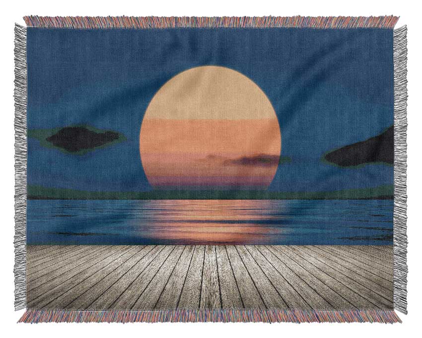 Boardwalk Sun Woven Blanket