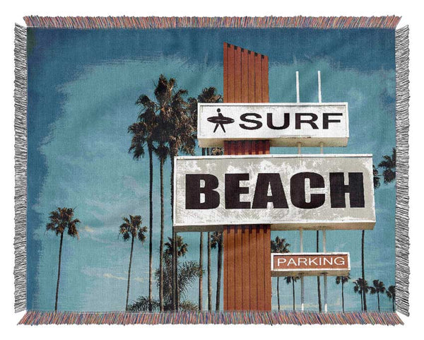 Retro Surf Woven Blanket