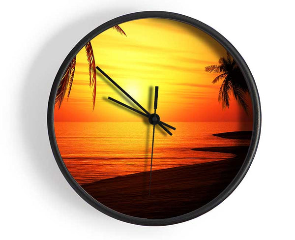 Sun Glow Clock - Wallart-Direct UK