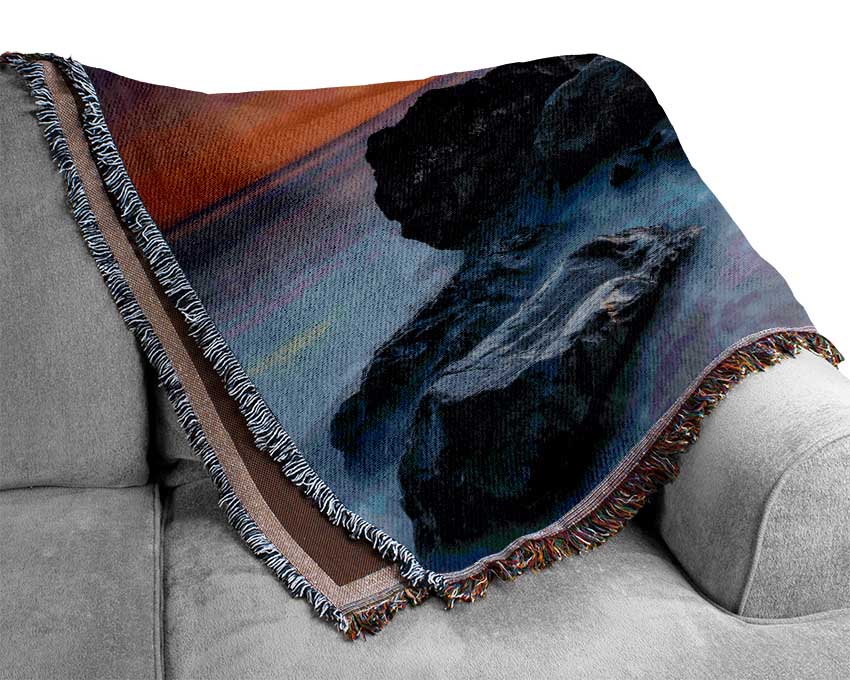 Ocean Rock Dream Woven Blanket