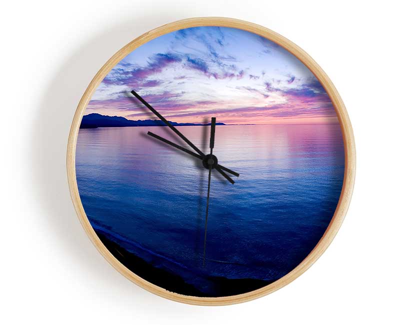 Dusk Delight Clock - Wallart-Direct UK