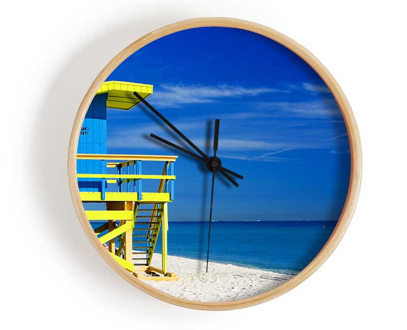 Life Guard Hut Clock - Wallart-Direct UK