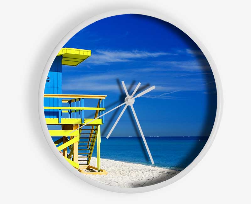 Life Guard Hut Clock - Wallart-Direct UK