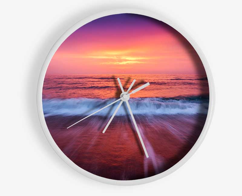 Stunning Ocean Movement Clock - Wallart-Direct UK