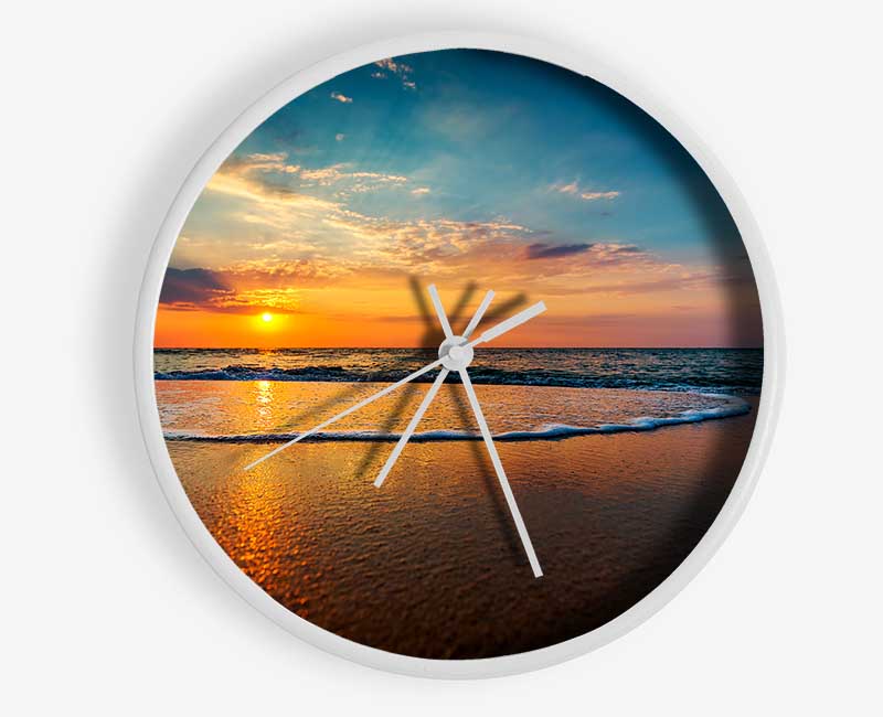 Sunset Movement Clock - Wallart-Direct UK