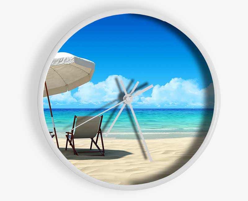 Paradise For Two Clock - Wallart-Direct UK