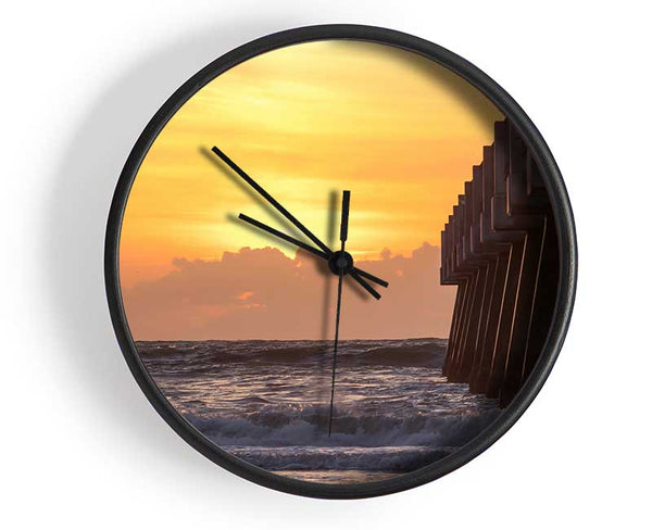 Mexican Sunset Clock - Wallart-Direct UK