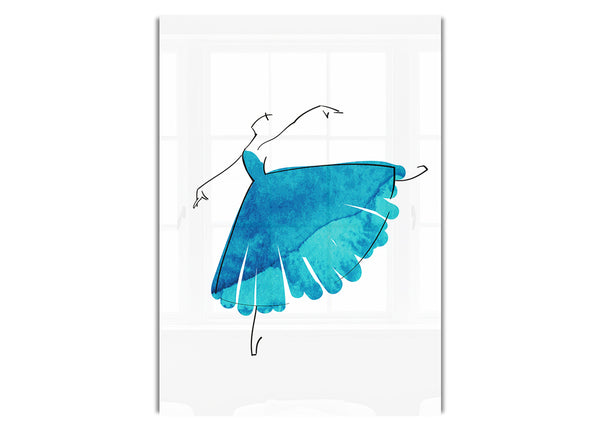 Blaue Ballerina 2