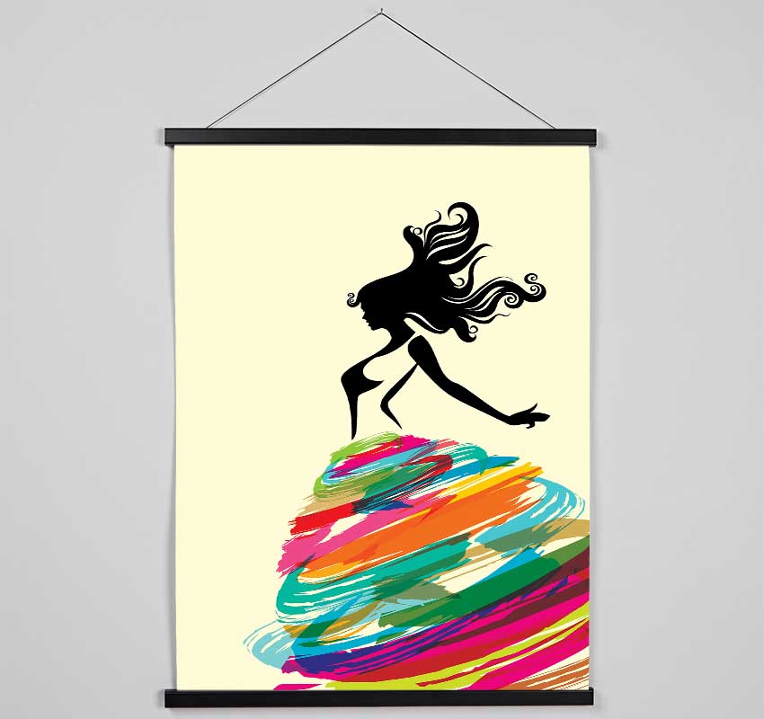 Rainbow Dancer Hanging Poster - Wallart-Direct UK