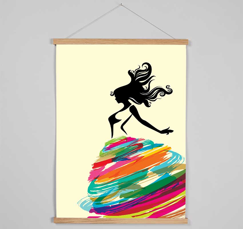 Rainbow Dancer Hanging Poster - Wallart-Direct UK