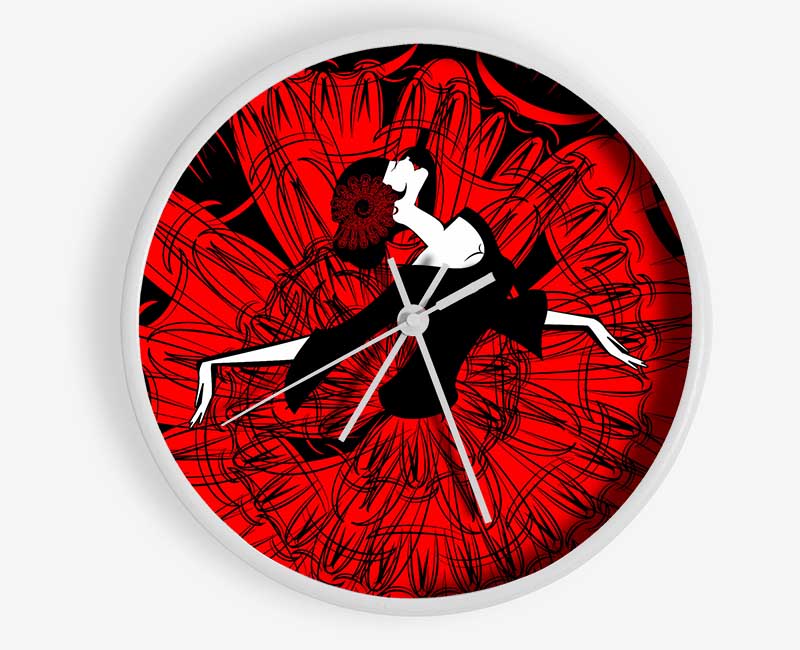 Flamenco 2 Clock - Wallart-Direct UK