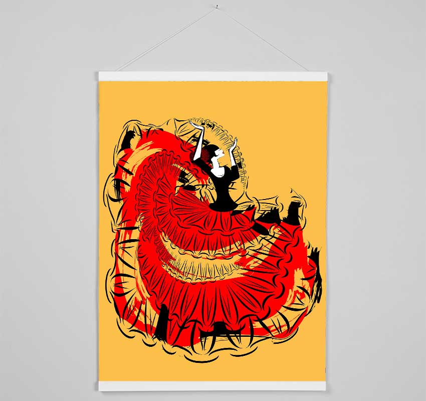 Flamenco 3 Hanging Poster - Wallart-Direct UK