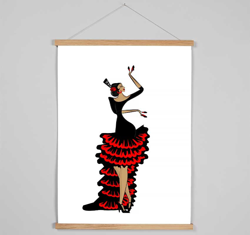 Flamenco 6 Hanging Poster - Wallart-Direct UK