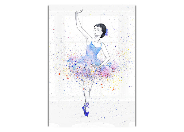 Blau Rosa Ballerina 5