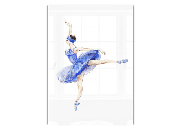 Blaue Ballerina 8