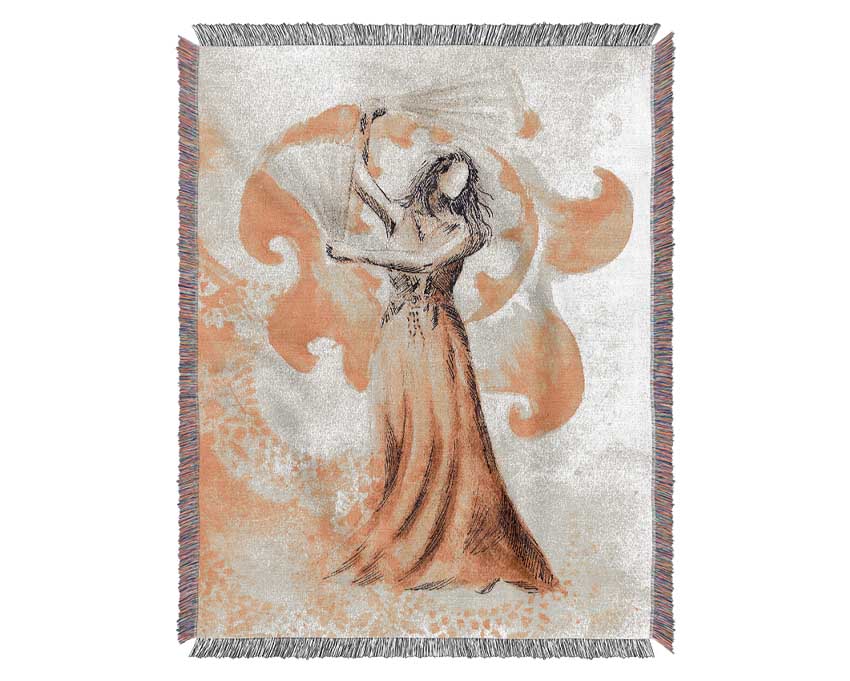 Dancing Angel 3 Woven Blanket