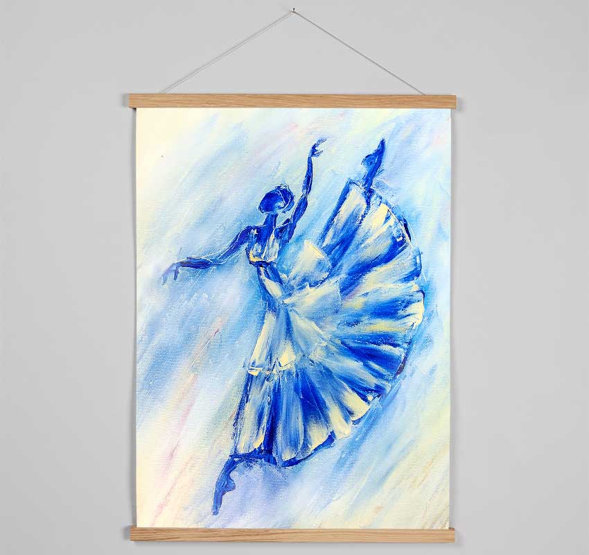 Blue Ballerina 10 Hanging Poster - Wallart-Direct UK