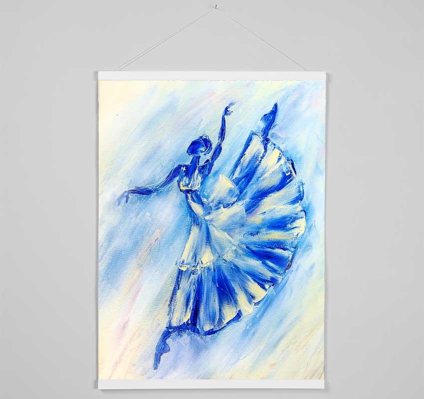 Blue Ballerina 10 Hanging Poster - Wallart-Direct UK