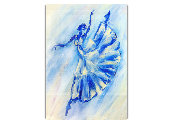 Blaue Ballerina 10