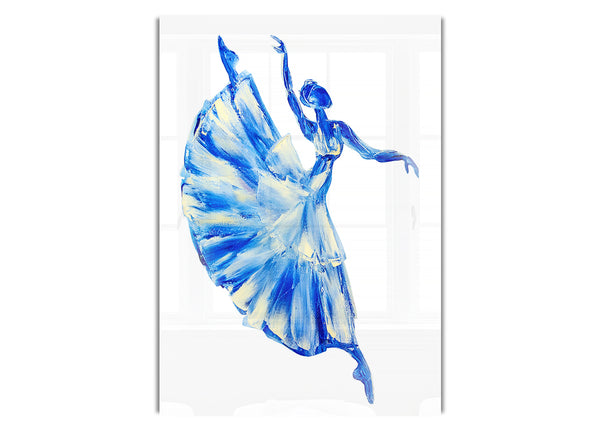 Blaue Ballerina 11