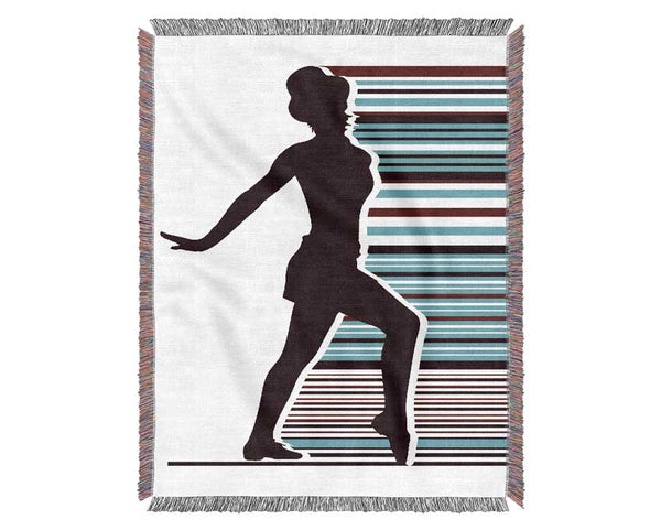 Contemporary Movement 4 Woven Blanket