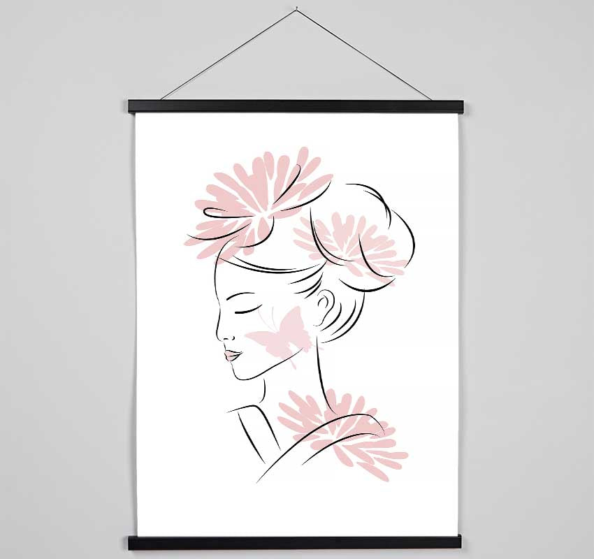 Japanese GeishaE Hanging Poster - Wallart-Direct UK