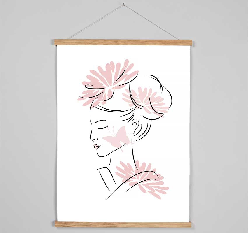 Japanese GeishaE Hanging Poster - Wallart-Direct UK