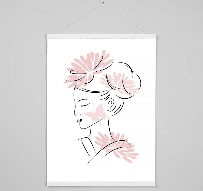 Japanese GeishaE Hanging Poster - Wallart-Direct UK