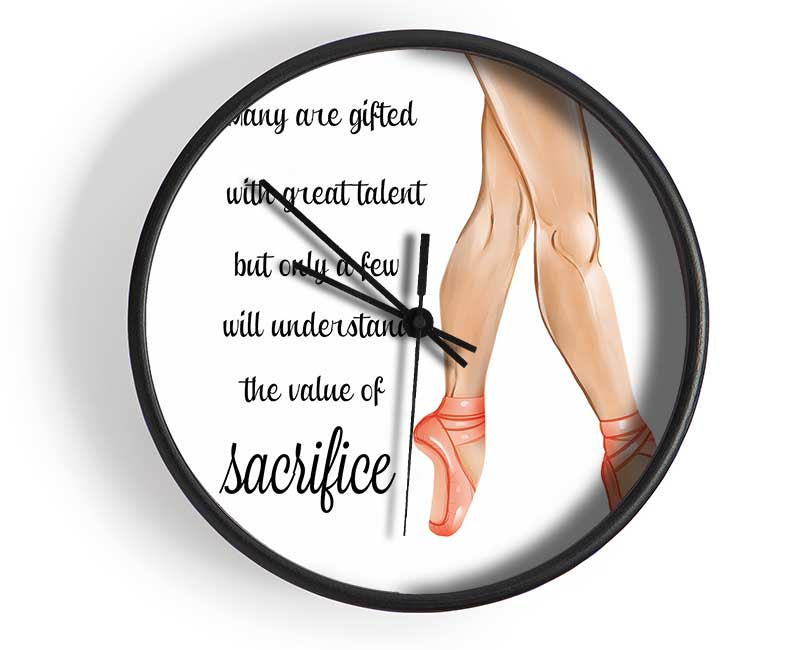 Ballerina Shoes 6 Clock - Wallart-Direct UK