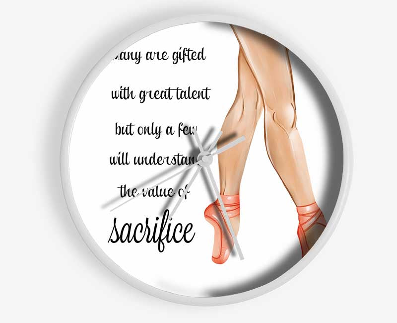 Ballerina Shoes 6 Clock - Wallart-Direct UK