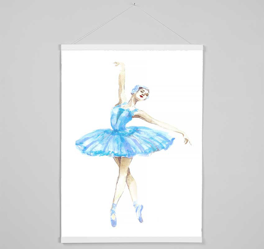 Blue Ballerina 5 Hanging Poster - Wallart-Direct UK